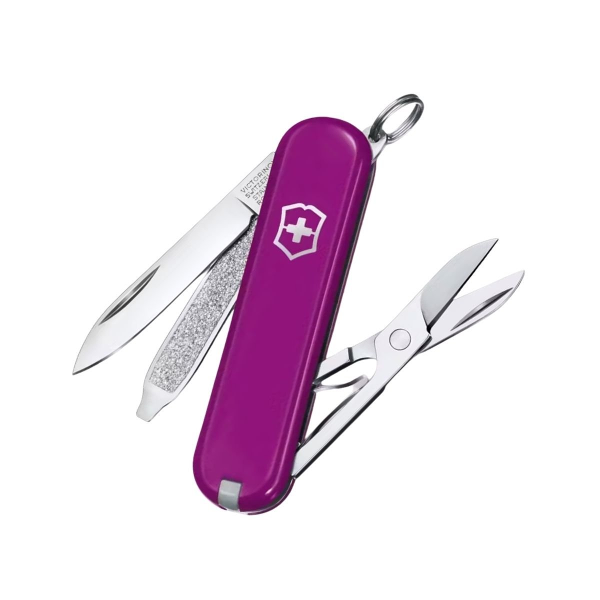 NAVAJA CLASSIC SD TASTY GRAPE VICTORINOX NAVAJA,DESTORNILLADOR,LIMA TIJERITA