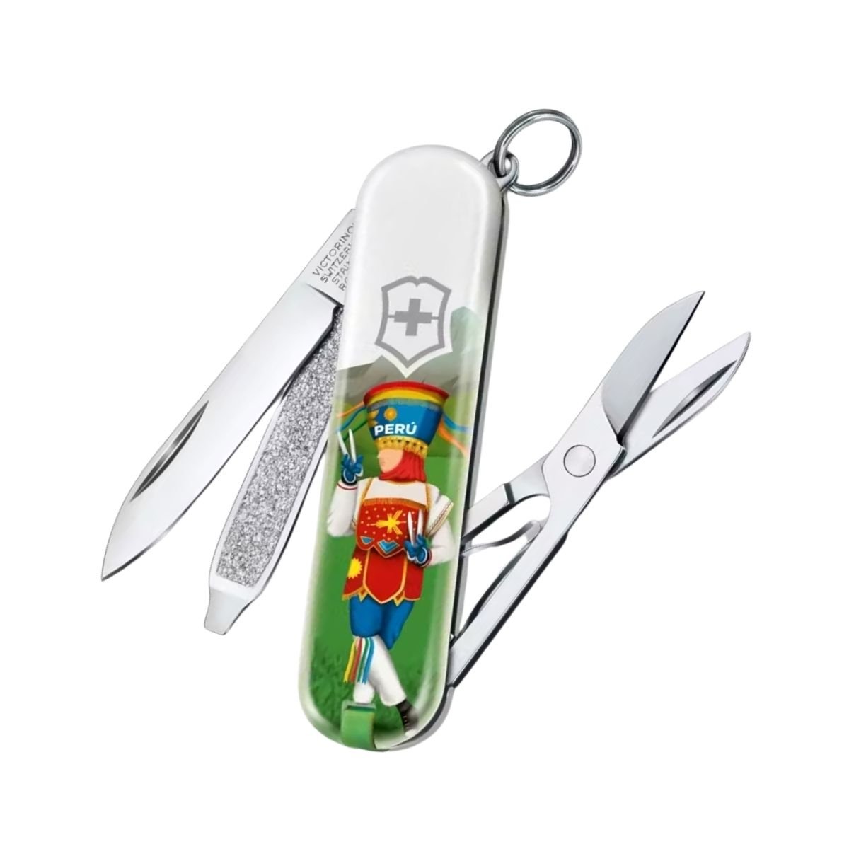 NAVAJA CLASSIC PERU ANDEAN CRAFTS RETABLO AYACUCHANO VICTORINOX - Imagen 2