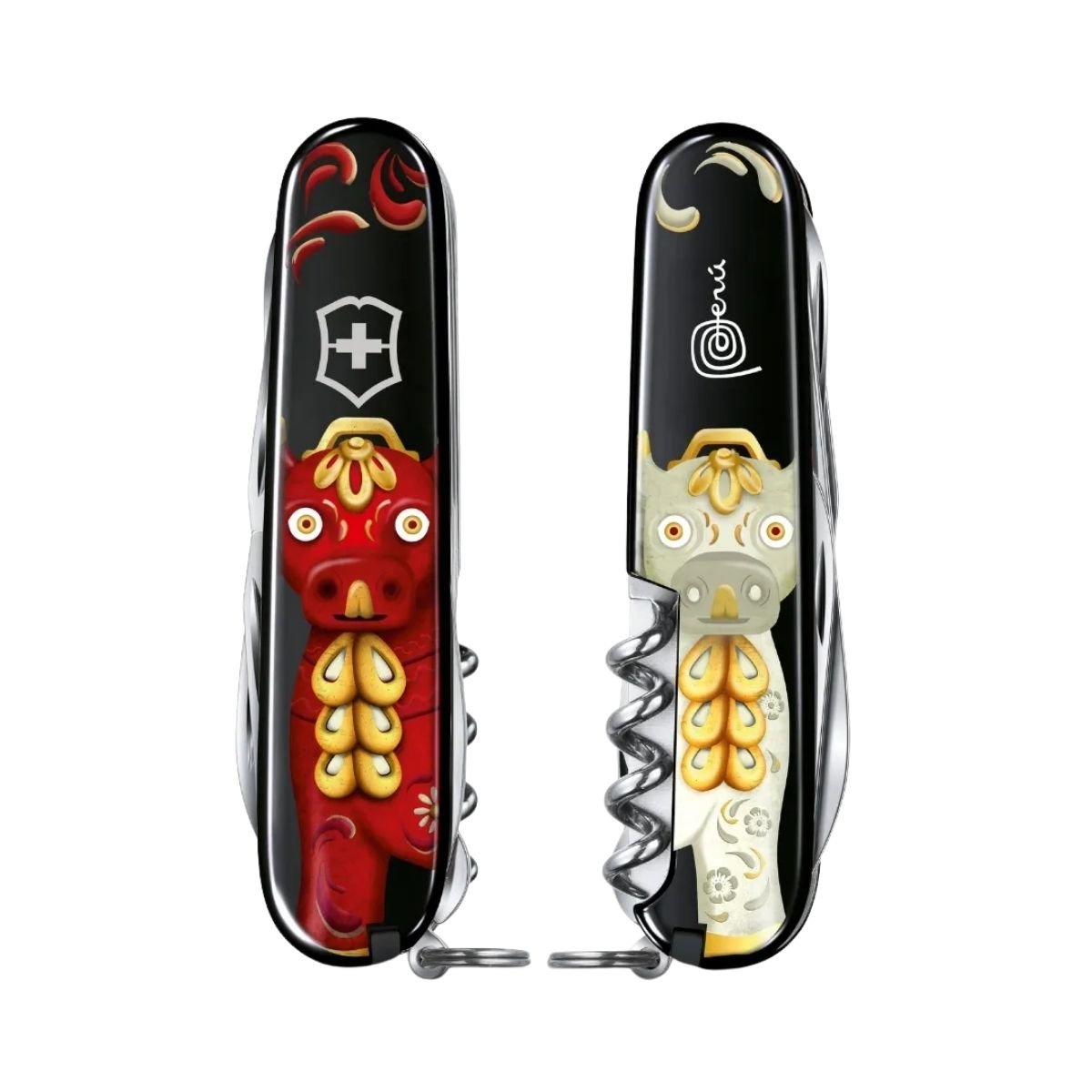 NAVAJA SUIZA CLIMBER PERU ANDEAN CRAFTS TORITO PUCARA VICTORINOX