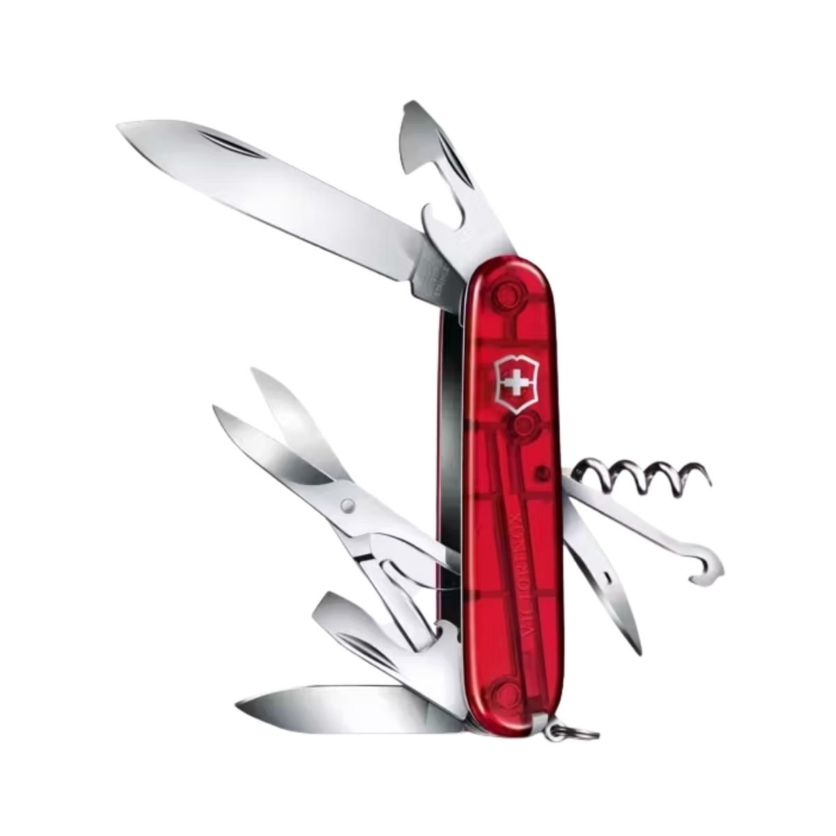 NAVAJA SUIZA CLIMBER ROJO TRANSPARENTE VICTORINOX