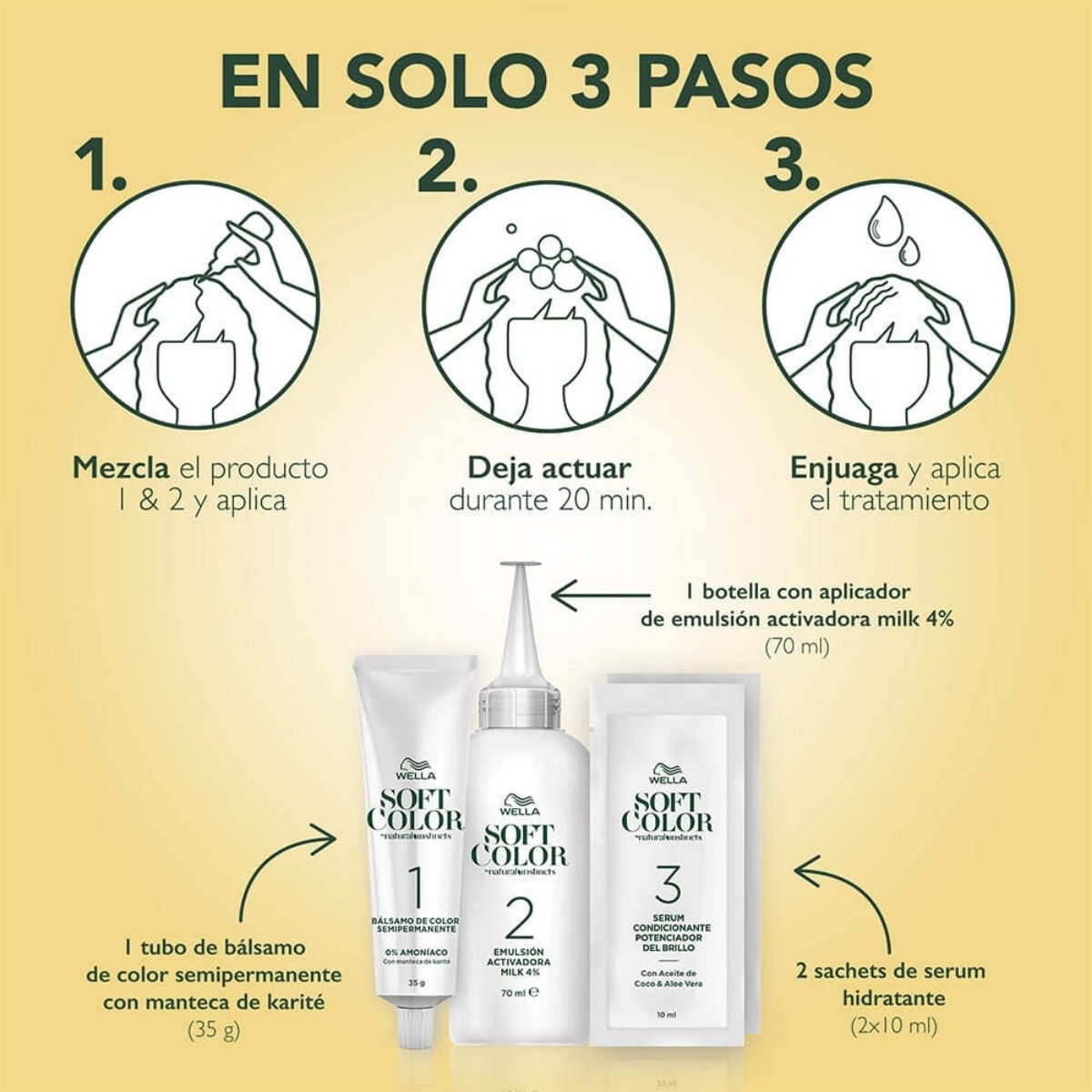 CAOBA 55 SOFT COLOR SIN AMONIACO WELLA - Imagen 4