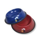 PLATO PARA MASCOTA REDONDO ROSADO 22CM