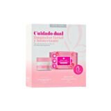 CREMA  ACLARANTE CON FILTRO UV 4 EN1  50 ML + TOHALLITAS DESMAQUILLANTE