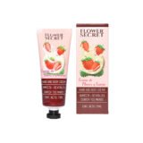 CREMA DE MANOS Y CUERPO AROMA  FRESA 75ML FLOWER SECRET