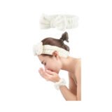 VINCHA FACIAL LAZO CON BLANCO Y COLOR PARA SKINCARE