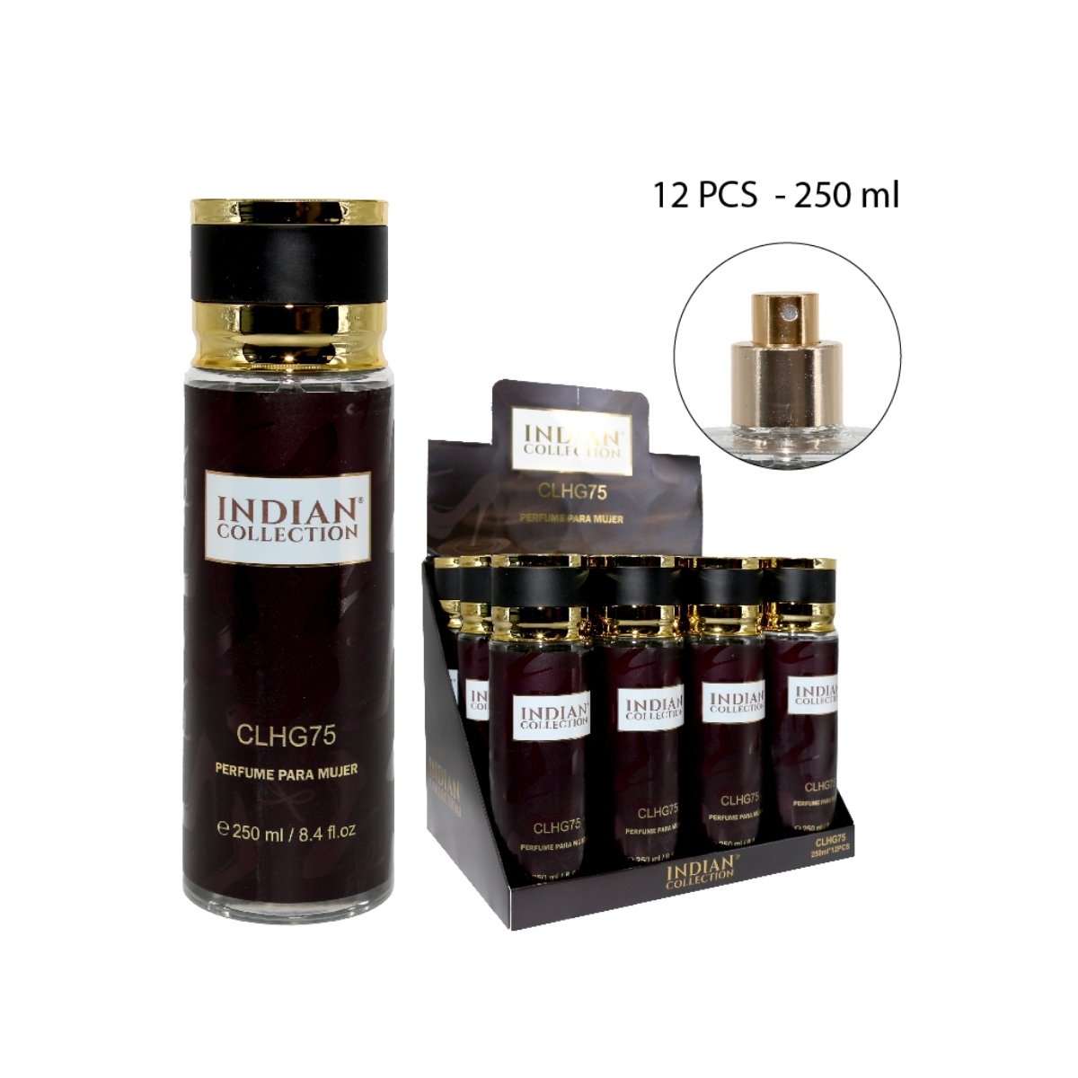 PERFUME PARA MUJER 250ML INDIAN COLLECTION