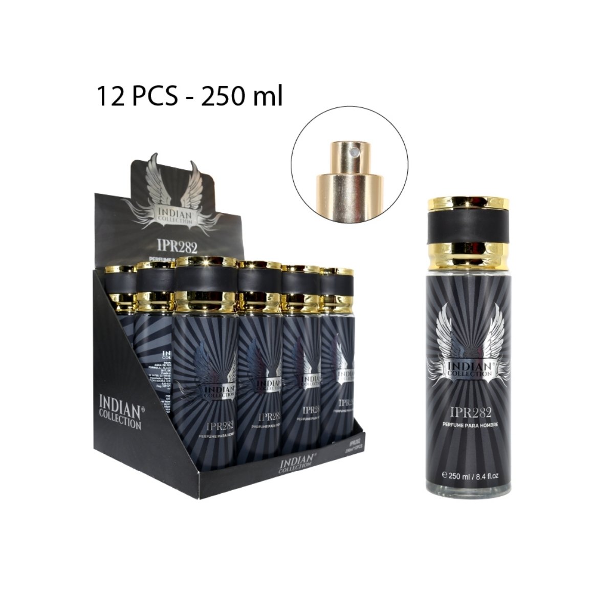 PERFUME PARA HOMBRE 250ML INDIAN COLLECTION