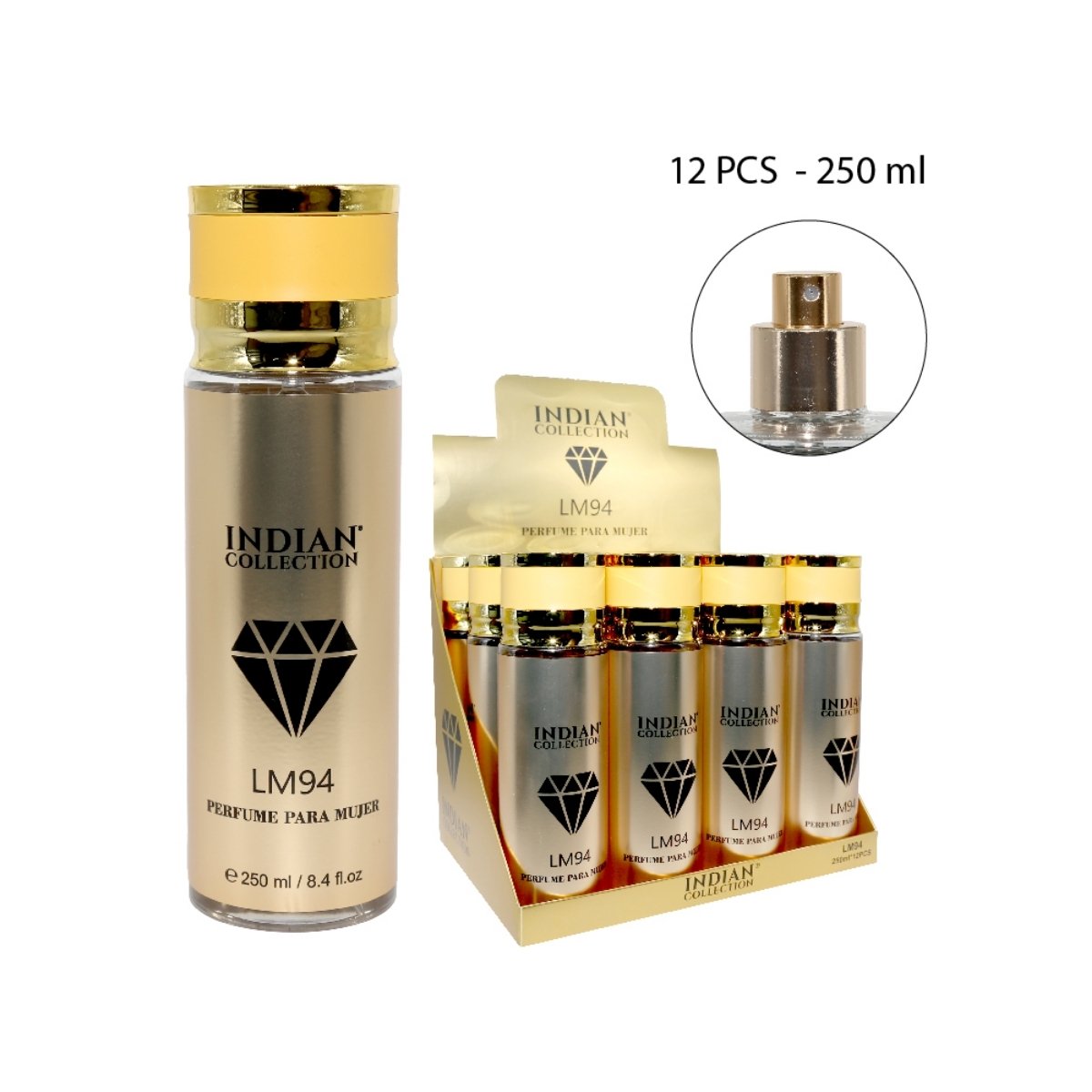 PERFUME PARA MUJER 250ML INDIAN COLLECTION