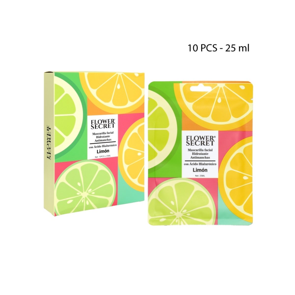 MASCARILLA FACIAL CON ACIDO HIALURONICO 25ML FLOWER SECRET