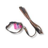 CORREA CON PECHERA PARA  MASCOTAS 1.2 MT CADA UNO