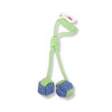JUGUETE  DE SOGA  2 BOLA CON JALADOR 30CM