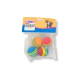 SET X4 PELOTITAS CON LINEAS RIGIDAS PARA MASCOTA