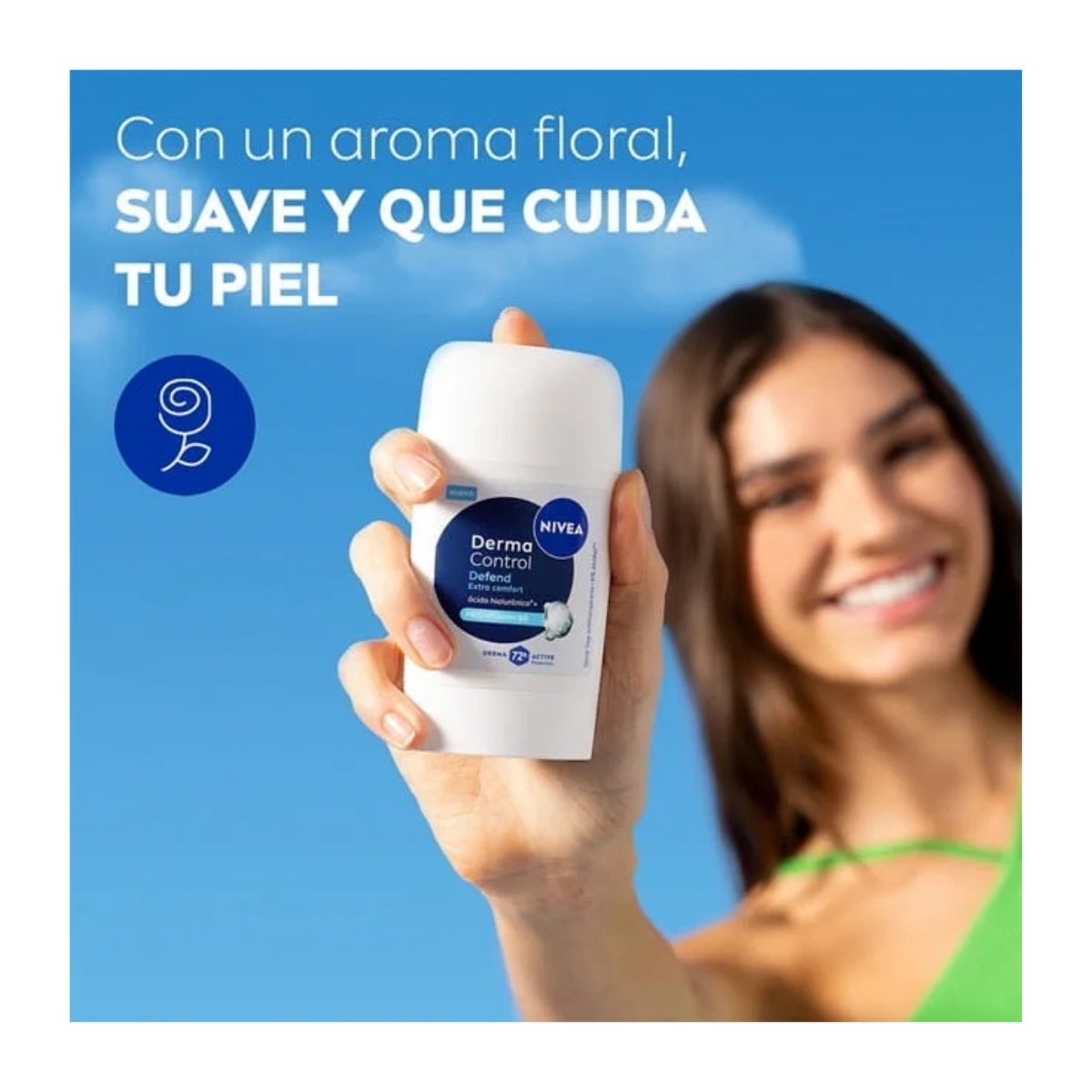 DESODORANTE EN BARRA DERMA CONTROL DEFEND 54G NIVEA - Imagen 2