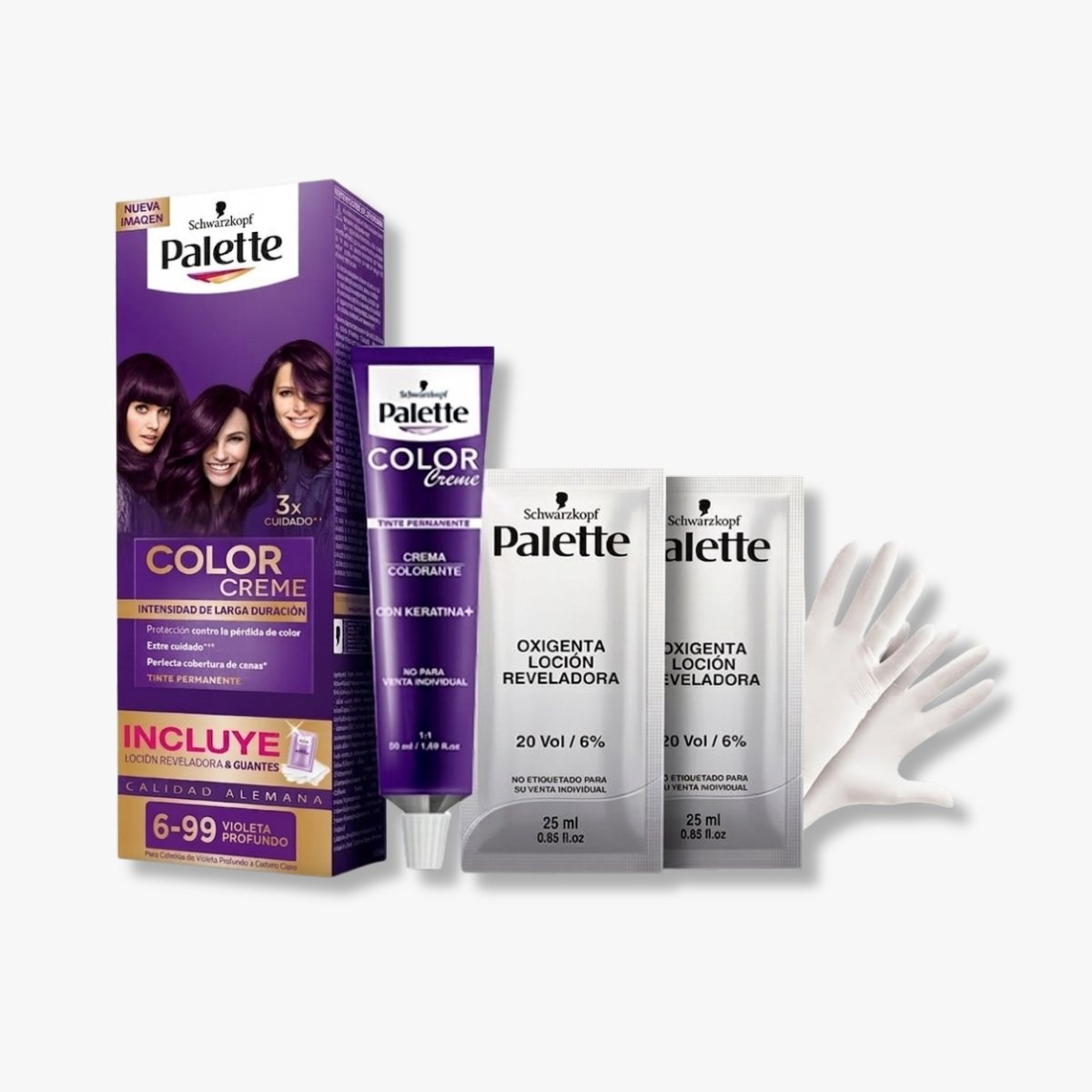 VIOLETA PROFUNDO 6-99 MINI KIT INTENSIVE COLOR PALETTE - Imagen 2